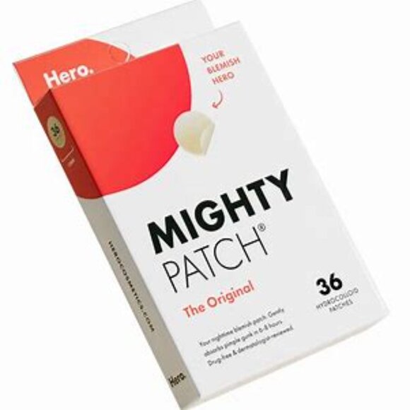 HERO MIGHTY PATCH Hydrocolloid Acne 12mm Absorbing Spot Dot Patches - 36 Count - Picture 2 of 3